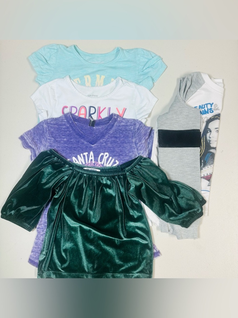 Bundle of 5 assorted girls Shirts size 6